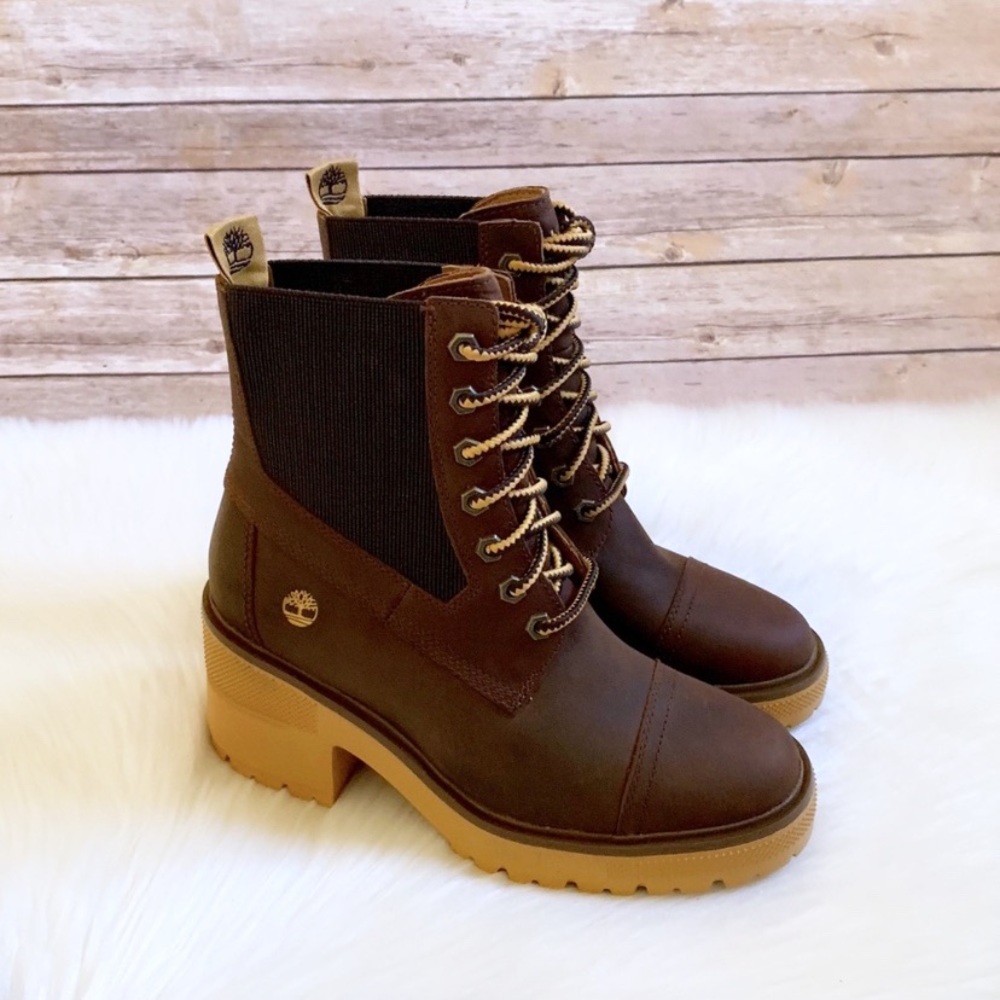 Timberland Brown Silver Blossom Mid Boots